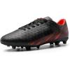 image:imageDREAM PAIRS Mens Firm Ground Soccer Cleats ShoesBlackRed