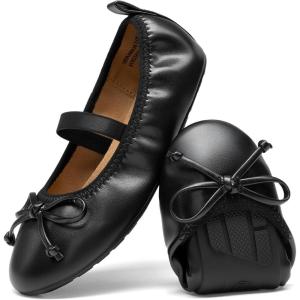 image:imageDREAM PAIRS Little Girls Toddler Ballet Flats Dress Shoes Mary Janes ShoesBlack
