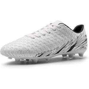 image:imageDREAM PAIRS Mens Firm Ground Soccer Cleats ShoesWhiteBlack