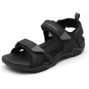 image:imageDREAM PAIRS Mens Sandals Hiking Water Beach Sport Outdoor Athletic Arch Support Summer SandalsBlack