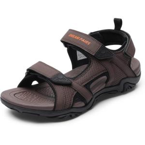 image:imageDREAM PAIRS Mens Sandals Hiking Water Beach Sport Outdoor Athletic Arch Support Summer SandalsBrown