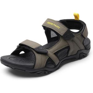 image:imageDREAM PAIRS Mens Sandals Hiking Water Beach Sport Outdoor Athletic Arch Support Summer SandalsGreen