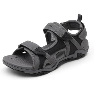image:imageDREAM PAIRS Mens Sandals Hiking Water Beach Sport Outdoor Athletic Arch Support Summer SandalsGrey