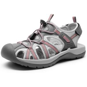 image:imageDREAM PAIRS Womens Hiking Sandals Adventurous Summer Sports Shoes OutdoorGreyCoral