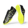 image:imageDREAM PAIRS Boys Girls Indoor Sneakers Lace Up Sport Athletic Casual IC Youth Futsal Football Soccer Shoes for LittleBig KidBlackNeonGreen
