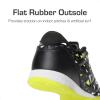 image:imageDREAM PAIRS Boys Girls Indoor Sneakers Lace Up Sport Athletic Casual IC Youth Futsal Football Soccer Shoes for LittleBig KidBlackNeonGreen