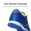 image:imageDREAM PAIRS Boys Girls Indoor Sneakers Lace Up Sport Athletic Casual IC Youth Futsal Football Soccer Shoes for LittleBig KidRoyalBlueNeonGreen