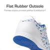 image:imageDREAM PAIRS Boys Girls Indoor Sneakers Lace Up Sport Athletic Casual IC Youth Futsal Football Soccer Shoes for LittleBig KidWhiteNavy