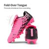image:imageDREAM PAIRS Boys Girls Soccer Cleats Athletic Training Football Shoes for LittleBig KidFuchsiaBlack