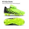 image:imageDREAM PAIRS Boys Girls Soccer Cleats Athletic Training Football Shoes for LittleBig KidNeonGreenBlack