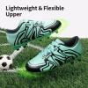 image:imageDREAM PAIRS Boys Girls Soccer Cleats Youth Firm Groud Baseball Cleats Sport Athletic Outdoor Trainning Football Shoes for LittleBig KidMint Green