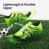 image:imageDREAM PAIRS Boys Girls Soccer Cleats Youth Firm Groud Baseball Cleats Sport Athletic Outdoor Trainning Football Shoes for LittleBig KidNeon GreenBlack
