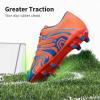 image:imageDREAM PAIRS Boys Girls Soccer Cleats Youth Firm Groud Baseball Cleats Sport Athletic Outdoor Trainning Football Shoes for LittleBig KidOrange