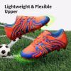 image:imageDREAM PAIRS Boys Girls Soccer Cleats Youth Firm Groud Baseball Cleats Sport Athletic Outdoor Trainning Football Shoes for LittleBig KidOrange