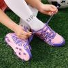 image:imageDREAM PAIRS Boys Girls Soccer Cleats Youth Firm Groud Baseball Cleats Sport Athletic Outdoor Trainning Football Shoes for LittleBig KidPinkPurple