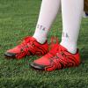 image:imageDREAM PAIRS Boys Girls Soccer Cleats Youth Firm Groud Baseball Cleats Sport Athletic Outdoor Trainning Football Shoes for LittleBig KidRedBlackSilver