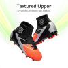 image:imageDREAM PAIRS Boys Girls Soccer Cleats Youth Firm Groud Outdoor Sport Athletic High Top Football Shoes for LittleBig KidBlackGreyOrange
