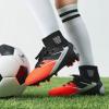 image:imageDREAM PAIRS Boys Girls Soccer Cleats Youth Firm Groud Outdoor Sport Athletic High Top Football Shoes for LittleBig KidBlackGreyOrange