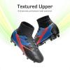 image:imageDREAM PAIRS Boys Girls Soccer Cleats Youth Firm Groud Outdoor Sport Athletic High Top Football Shoes for LittleBig KidBlackRoyal BlueRed