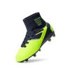 image:imageDREAM PAIRS Boys Girls Soccer Cleats Youth Firm Groud Outdoor Sport Athletic High Top Football Shoes for LittleBig KidDarkBlueNeonGreen