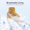 image:imageDREAM PAIRS Boys Girls Soccer Cleats Youth Firm Groud Outdoor Sport Athletic High Top Football Shoes for LittleBig KidGoldWhite