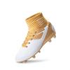image:imageDREAM PAIRS Boys Girls Soccer Cleats Youth Firm Groud Outdoor Sport Athletic High Top Football Shoes for LittleBig KidGoldWhite