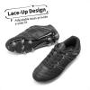 image:imageDREAM PAIRS Boys Girls Soccer Football Cleats Shoes for Little KidBig KidBlackGrey