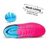image:imageDREAM PAIRS Boys Girls Soccer Football Cleats Shoes for Little KidBig KidFuchsiaBlackCyan