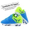 image:imageDREAM PAIRS Boys Girls Soccer Football Cleats Shoes for Little KidBig KidRoyalLemonGreen