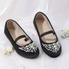 image:imageDREAM PAIRS Girls Ballet Flats Flower Shoes Mary Jane Ballerina Flat Dress Shoes for DailyWeddingPartyBlackSuede