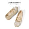 image:imageDREAM PAIRS Girls Ballet Flats Flower Shoes Mary Jane Ballerina Flat Dress Shoes for DailyWeddingPartyGold