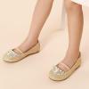 image:imageDREAM PAIRS Girls Ballet Flats Flower Shoes Mary Jane Ballerina Flat Dress Shoes for DailyWeddingPartyGoldGlitter