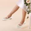 image:imageDREAM PAIRS Girls Ballet Flats Flower Shoes Mary Jane Ballerina Flat Dress Shoes for DailyWeddingPartyIvory