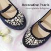 image:imageDREAM PAIRS Girls Ballet Flats Flower Shoes Mary Jane Ballerina Flat Dress Shoes for DailyWeddingPartyNavySuede