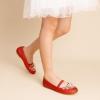 image:imageDREAM PAIRS Girls Ballet Flats Flower Shoes Mary Jane Ballerina Flat Dress Shoes for DailyWeddingPartyRedGlitter