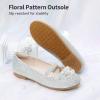 image:imageDREAM PAIRS Girls Ballet Flats Flower Shoes Mary Jane Ballerina Flat Dress Shoes for DailyWeddingPartySilverGlitter
