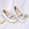 image:imageDREAM PAIRS Girls Ballet Flats Flower Shoes Mary Jane Ballerina Flat Dress Shoes for DailyWeddingPartyWhite