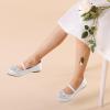 image:imageDREAM PAIRS Girls Ballet Flats Flower Shoes Mary Jane Ballerina Flat Dress Shoes for DailyWeddingPartyWhite