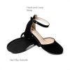 image:imageDREAM PAIRS Girls Dress Shoes Closed Toe High Heels Ankle Strap Toddler Little Big Kid Wedding Flower Party PumpAll Black