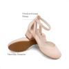 image:imageDREAM PAIRS Girls Dress Shoes Closed Toe High Heels Ankle Strap Toddler Little Big Kid Wedding Flower Party PumpNude