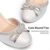 image:imageDREAM PAIRS Girls Dress Shoes Closed Toe Low Heels Ankle Strap Pumps for Toddler Little Big Kid Flower Party Wedding PrincessSilver