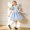 image:imageDREAM PAIRS Girls Dress Shoes Mary Jane Low Heels Flower Wedding Party Pump Prom Footwear for LittleBig KidsBlack