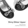 image:imageDREAM PAIRS Girls Dress Shoes Platform Chunky Heel Ankle Strap Princess Flats Flower Party Wedding Pump for Little Big KidBlack