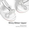 image:imageDREAM PAIRS Girls Dress Shoes Platform Chunky Heel Ankle Strap Princess Flats Flower Party Wedding Pump for Little Big KidWhite