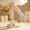 image:imageDREAM PAIRS Girls Dress Shoes Princess Shoes for Toddler Little Girl Mary Jane Low Heels Glitter Flower Party Wedding FootwearGold
