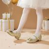 image:imageDREAM PAIRS Girls Dress Shoes Princess Shoes for Toddler Little Girl Mary Jane Low Heels Glitter Flower Party Wedding FootwearGold