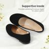 image:imageDREAM PAIRS Girls Dress Shoes Slip on Ballerina Flats for WeddingPartyBlackNubuck