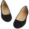 image:imageDREAM PAIRS Girls Dress Shoes Slip on Ballerina Flats for WeddingPartyBlackNubuck