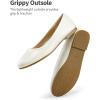 image:imageDREAM PAIRS Girls Dress Shoes Slip on Ballerina Flats for WeddingPartyIvoryPu