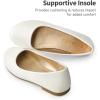 image:imageDREAM PAIRS Girls Dress Shoes Slip on Ballerina Flats for WeddingPartyIvoryPu